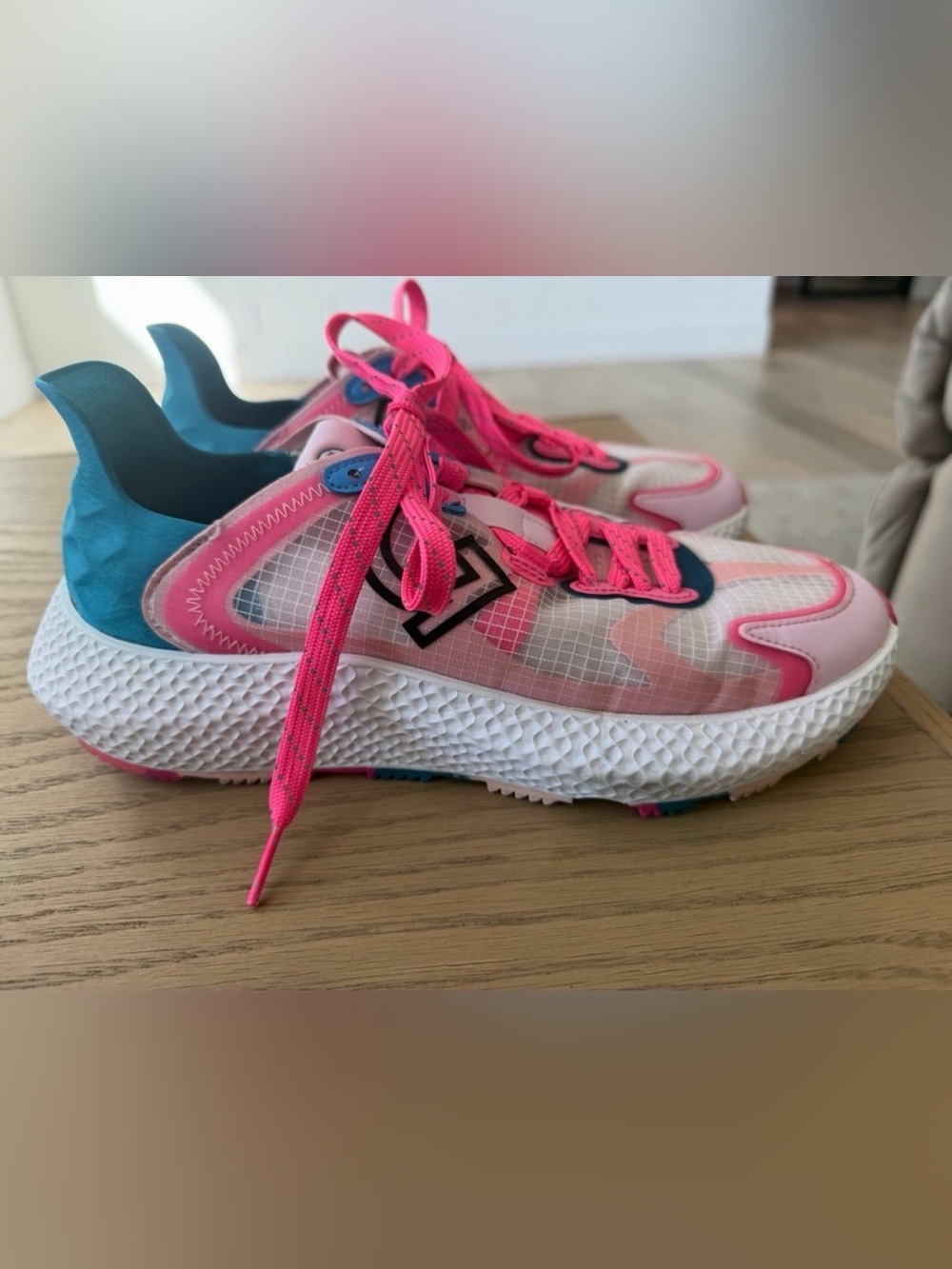 G/FORE Womens Ripstop MG4X2 Cross Trainer Golf Shoes - Petrol Size 7.5